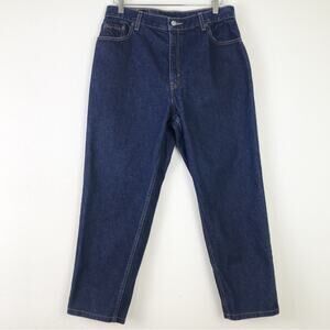 Vintage Y2K Womens Levi's 550 Relaxed Fit Tapered Leg 100% Cotton Cropped Jeans